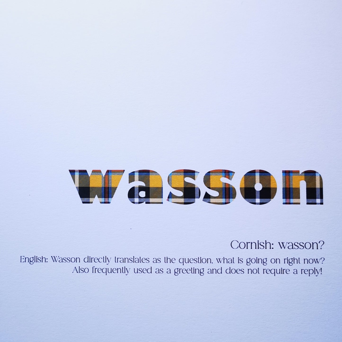 Cornish language Greetings Cards