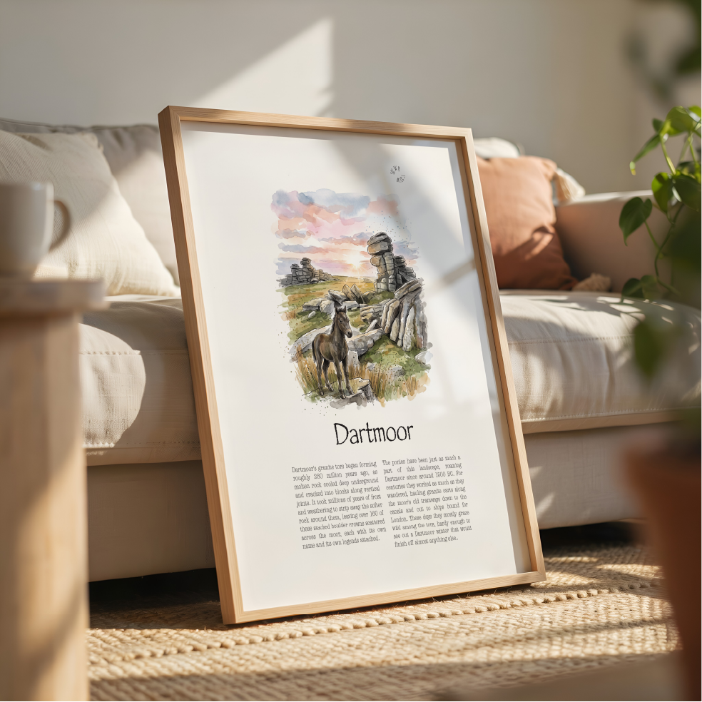 Dartmoor, Devon · Travel Poster