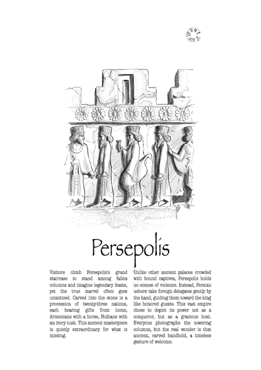 Persepolis, Iran · Travel Poster