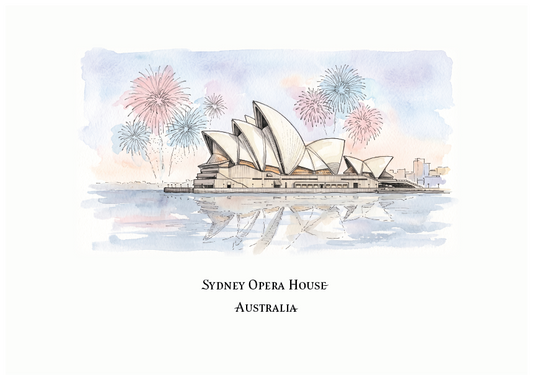 Sydney Opera House, Australia · Travel Poster