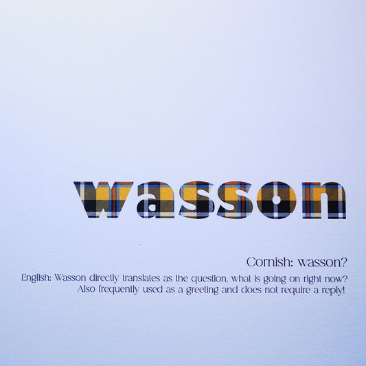 Ella's Adventures - Unique and humorous cornish tartan dialect cards - Wasson